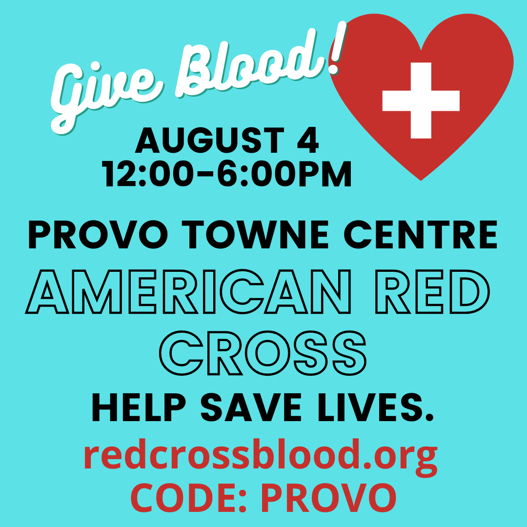 American Red Cross Blood Drive Provo Towne Centre