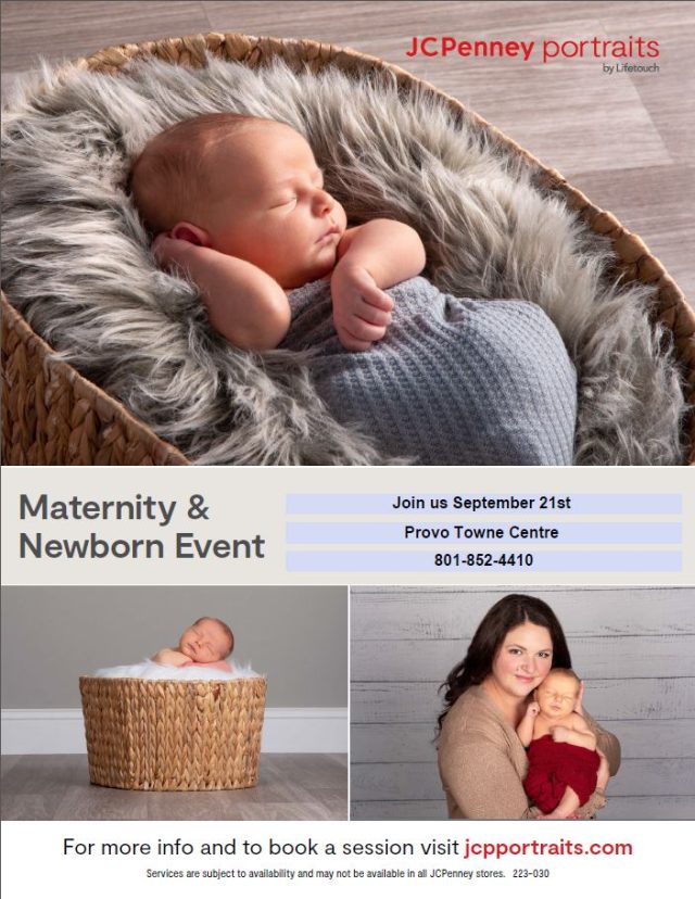 Free maternity and newborn portraits at JC Penney Portraits on 4